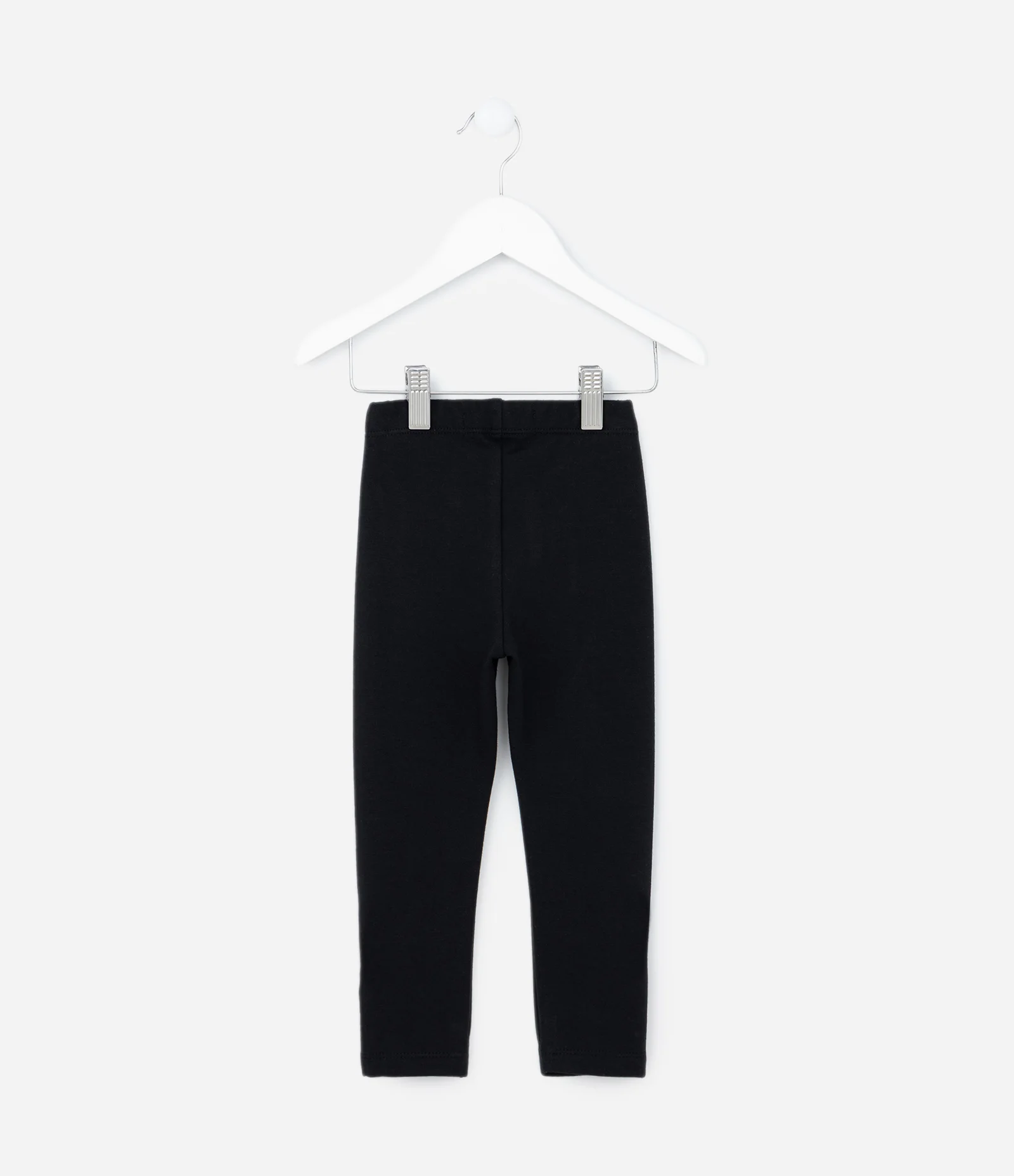 Calça Legging Infantil com Estampa Florzinha - Tam 1 a 6 Anos Preto 2