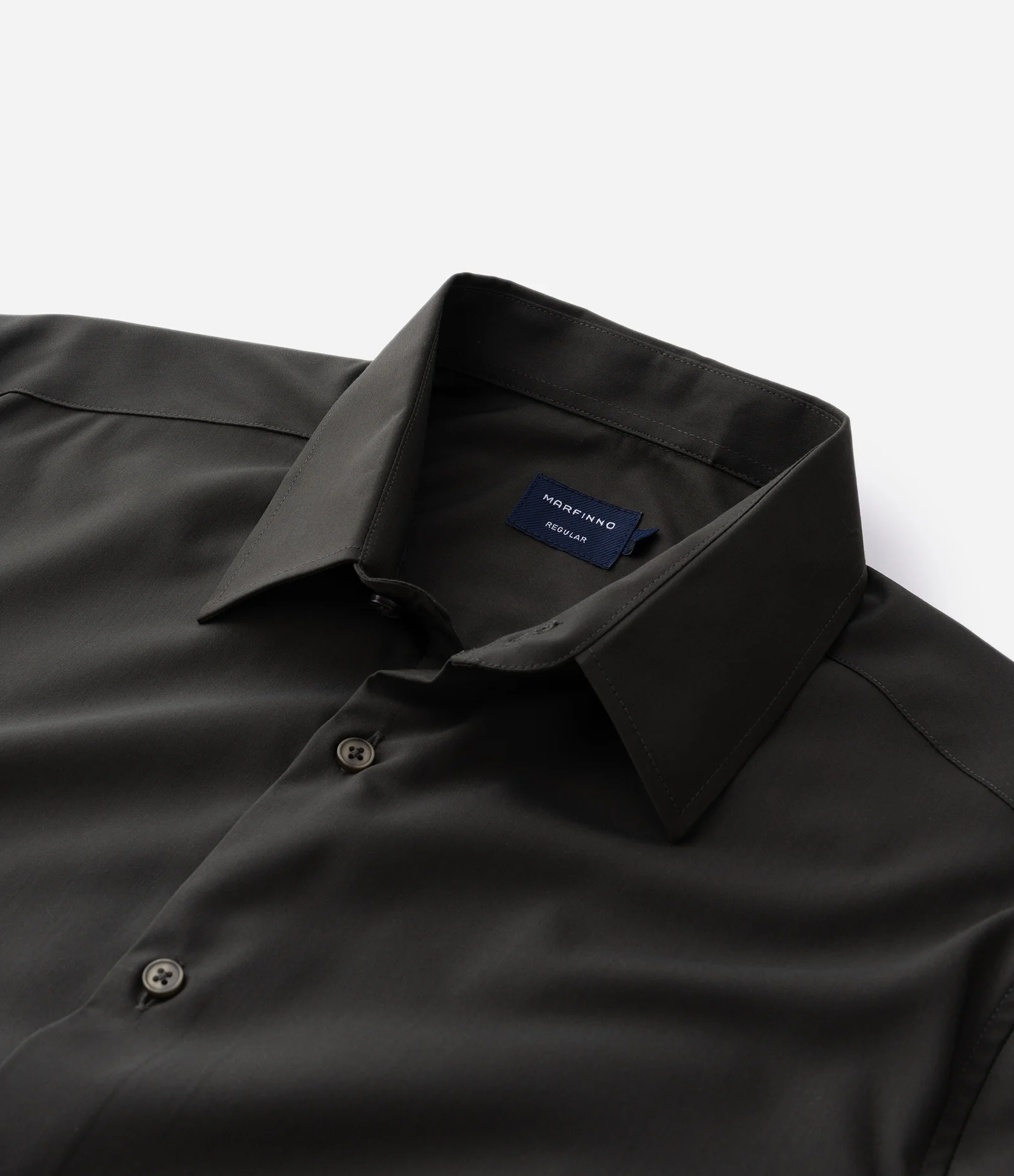 Camisa Slim em Fibra de Bambu Verde 9