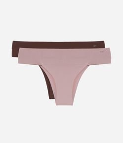 Kit 02 Calcinhas Biquíni Básicas em Microfibra