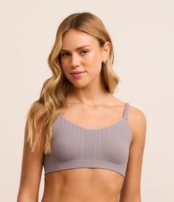 Sutiã Top em Poliamida Sem Bojo e Sem Costura