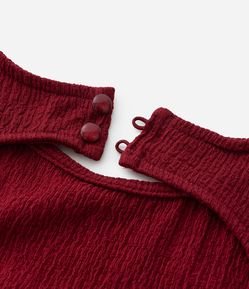 Vestido New Midi  Gola Redonda e Franzido Curve & Plus Size