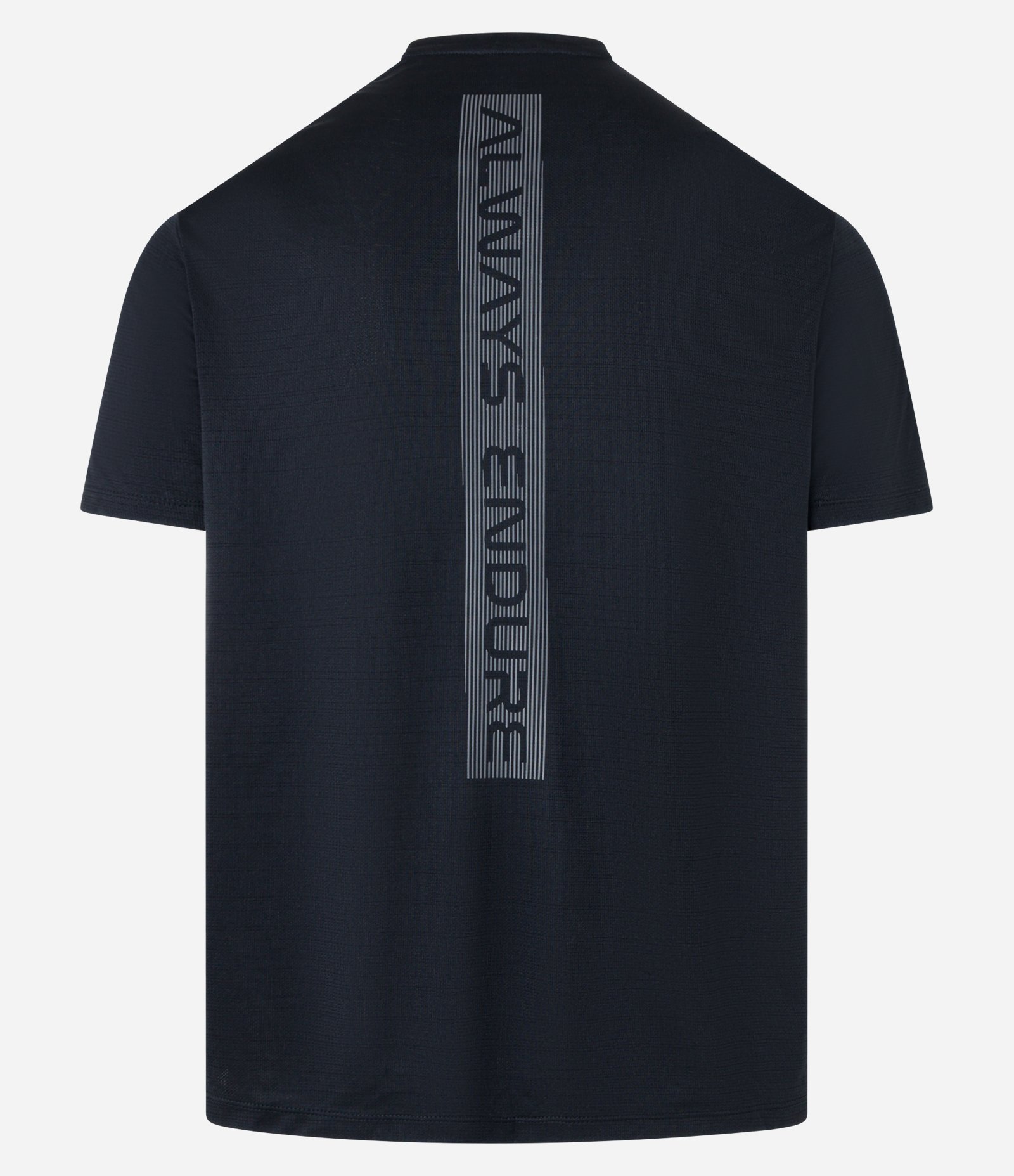 Camiseta Esportiva com Tecnologia Dry e Estampa Refletiva Preto 7