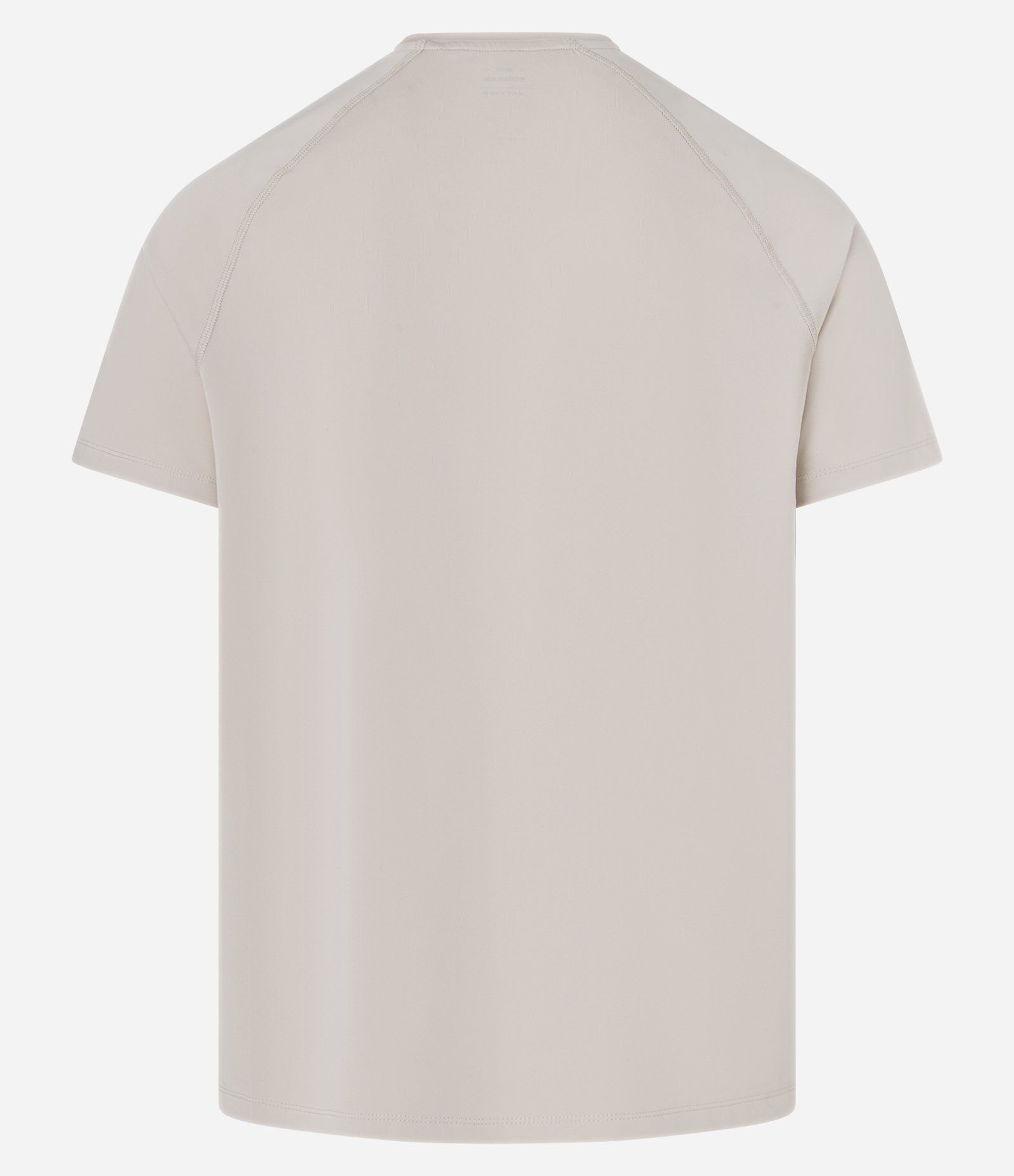 Camiseta Esportiva com Tecnologia Dry e Estampa Localizada Bege 5
