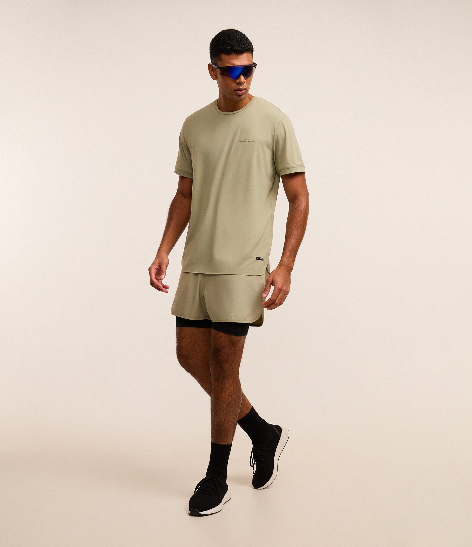 Camiseta Esportiva em Tecnologia Dry com Estampa Lettering Texturizada Verde 6