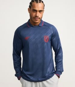 Camisa com Gola Polo em Tecnologia Dry e Estampa Heatprint