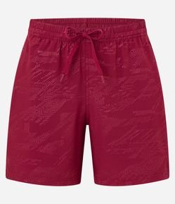 Bermuda Esportiva com Estampa Heat Print