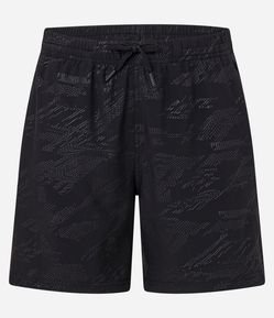 Bermuda Esportiva com Estampa Heat Print