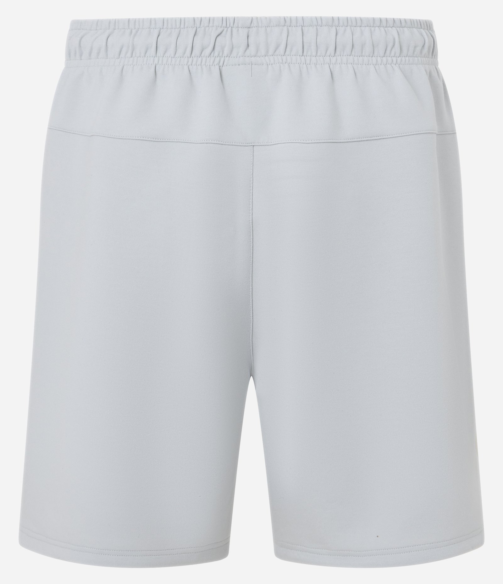 Bermuda Esportiva em Moletom Tecnológico com Cós Elástico e Zíper no Bolso Cinza Claro 7