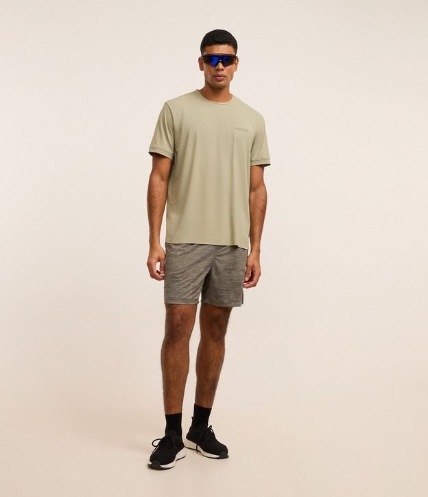 Bermuda Esportiva em Jacquard Estampada