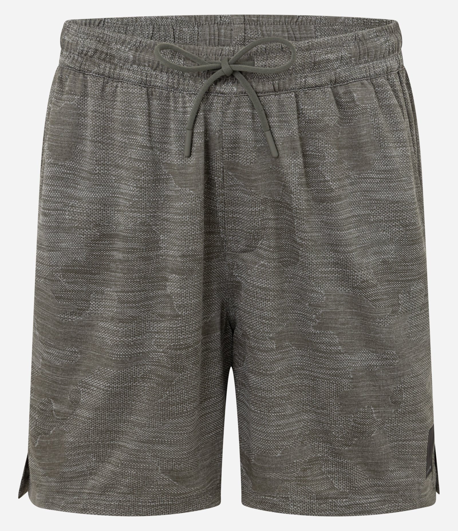 Bermuda Esportiva em Jacquard Estampada Cinza Médio 6