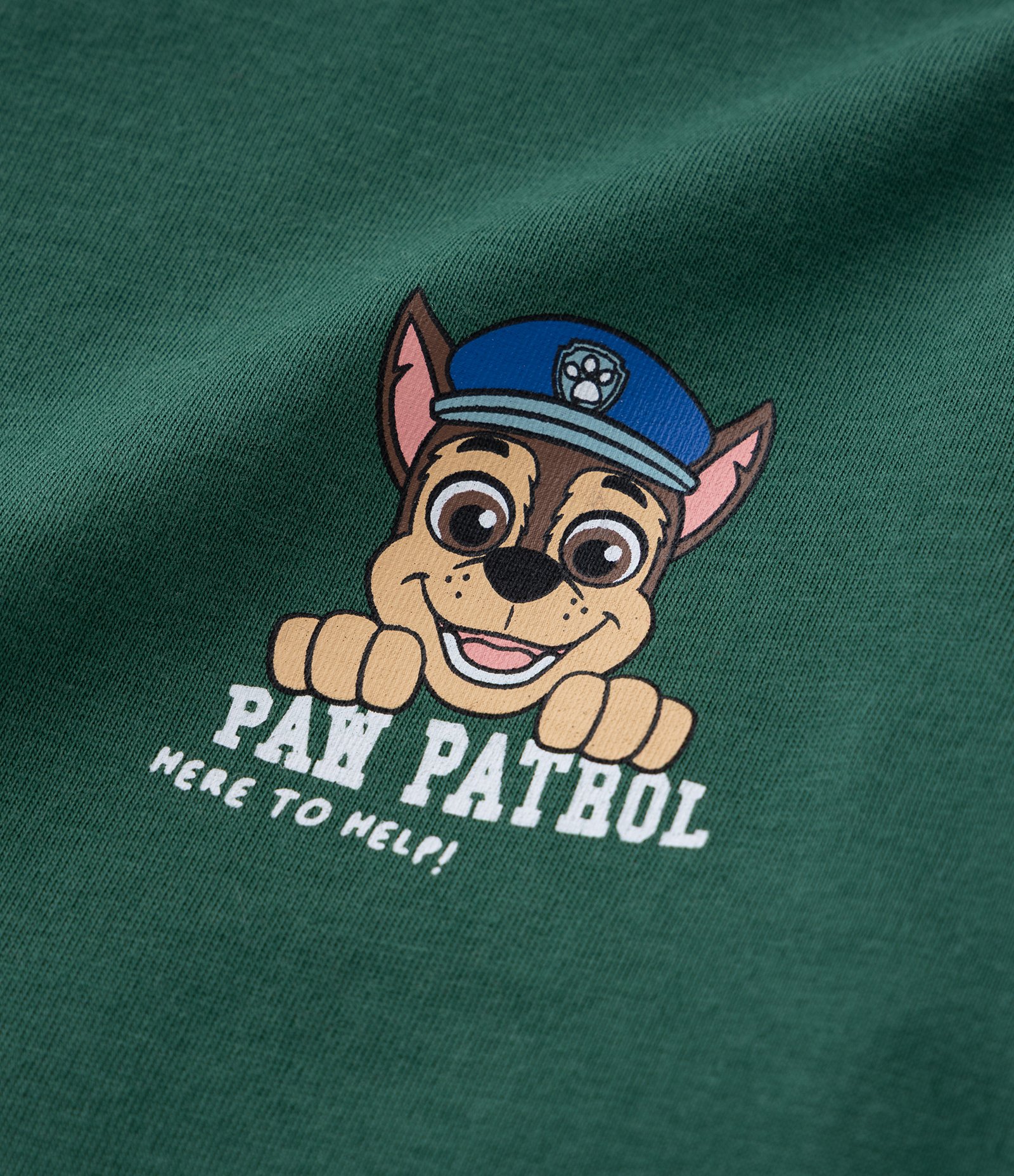 Camiseta Infantil com Estampa Chase Patrulha Canina - Tam 2 a 6 Anos Verde 3