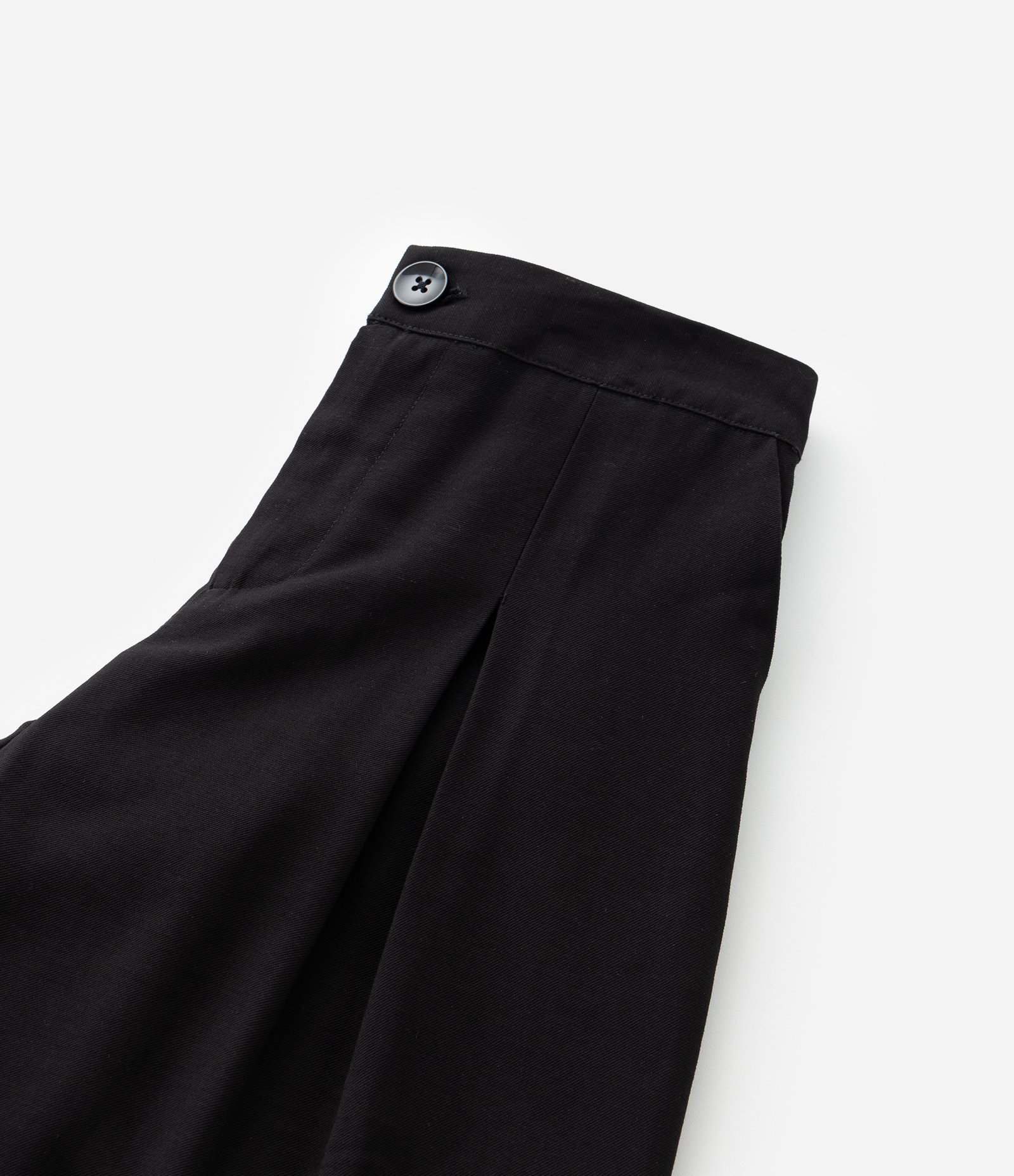 Calça Wide Leg Infantil em Alfaiataria com Pregas - Tam 5 a 14 Anos Preto 4