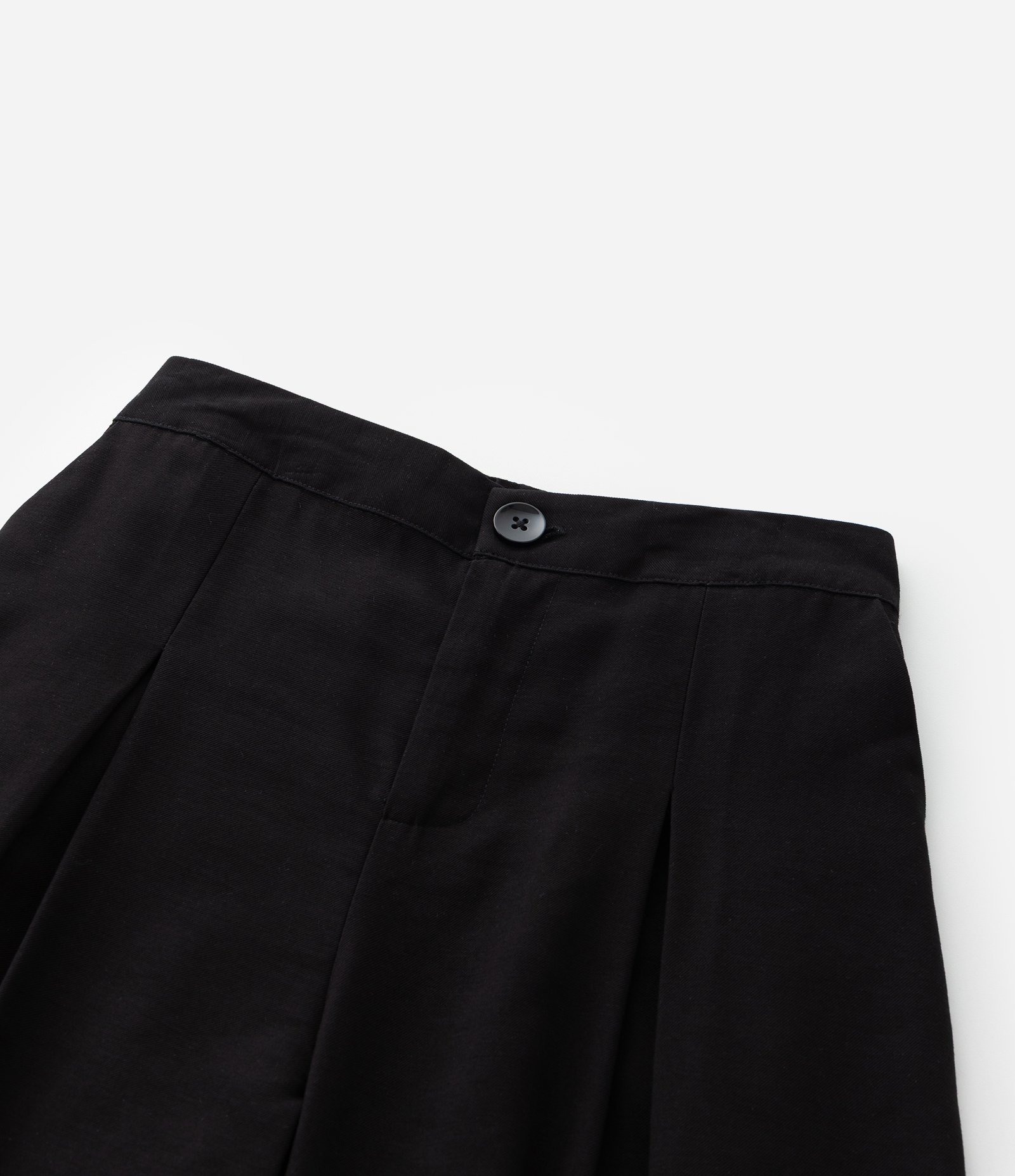 Calça Wide Leg Infantil em Alfaiataria com Pregas - Tam 5 a 14 Anos Preto 6