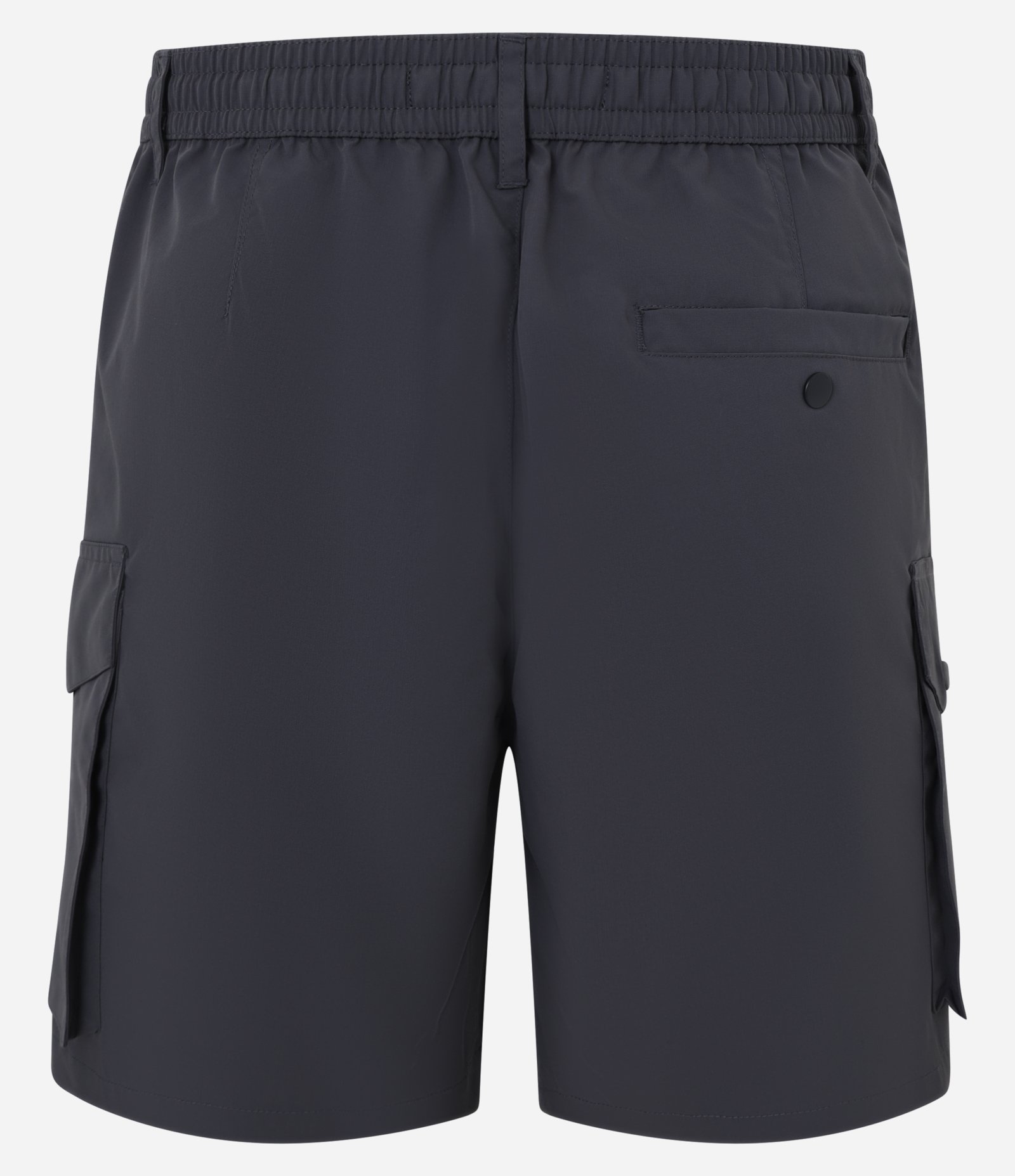 Bermuda Cargo com Cós Elástico e Bolsos Cinza 6