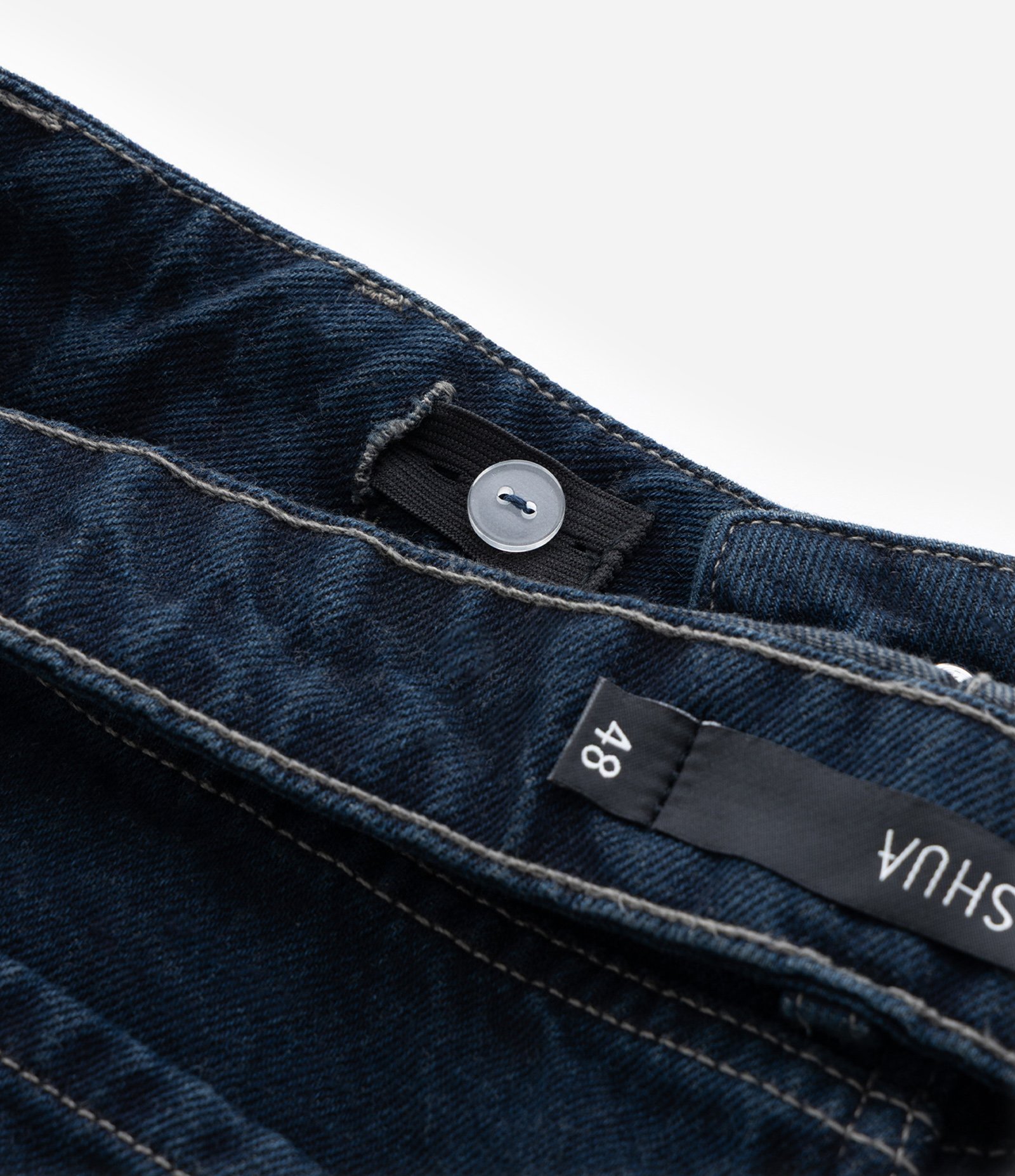 Calça Barrel em Jeans Amaciado Curve & Plus Size Azul 10