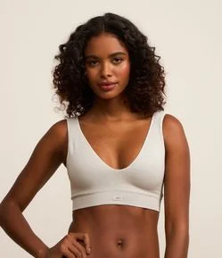 Sutiã Top Comfy Seamless com Etiqueta LOV