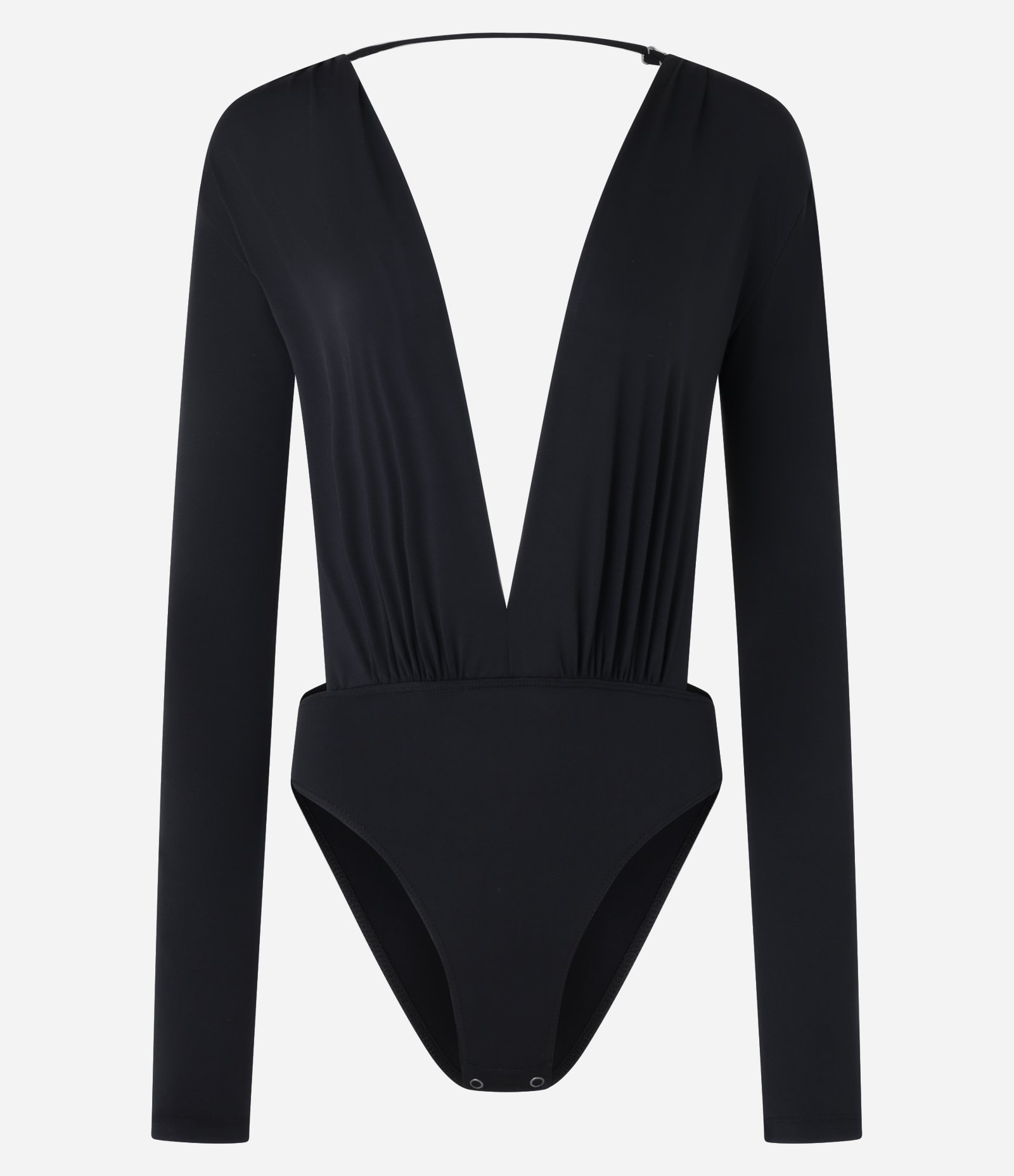 Body com Decote Profundo e Abertura nas Costas Preto 7