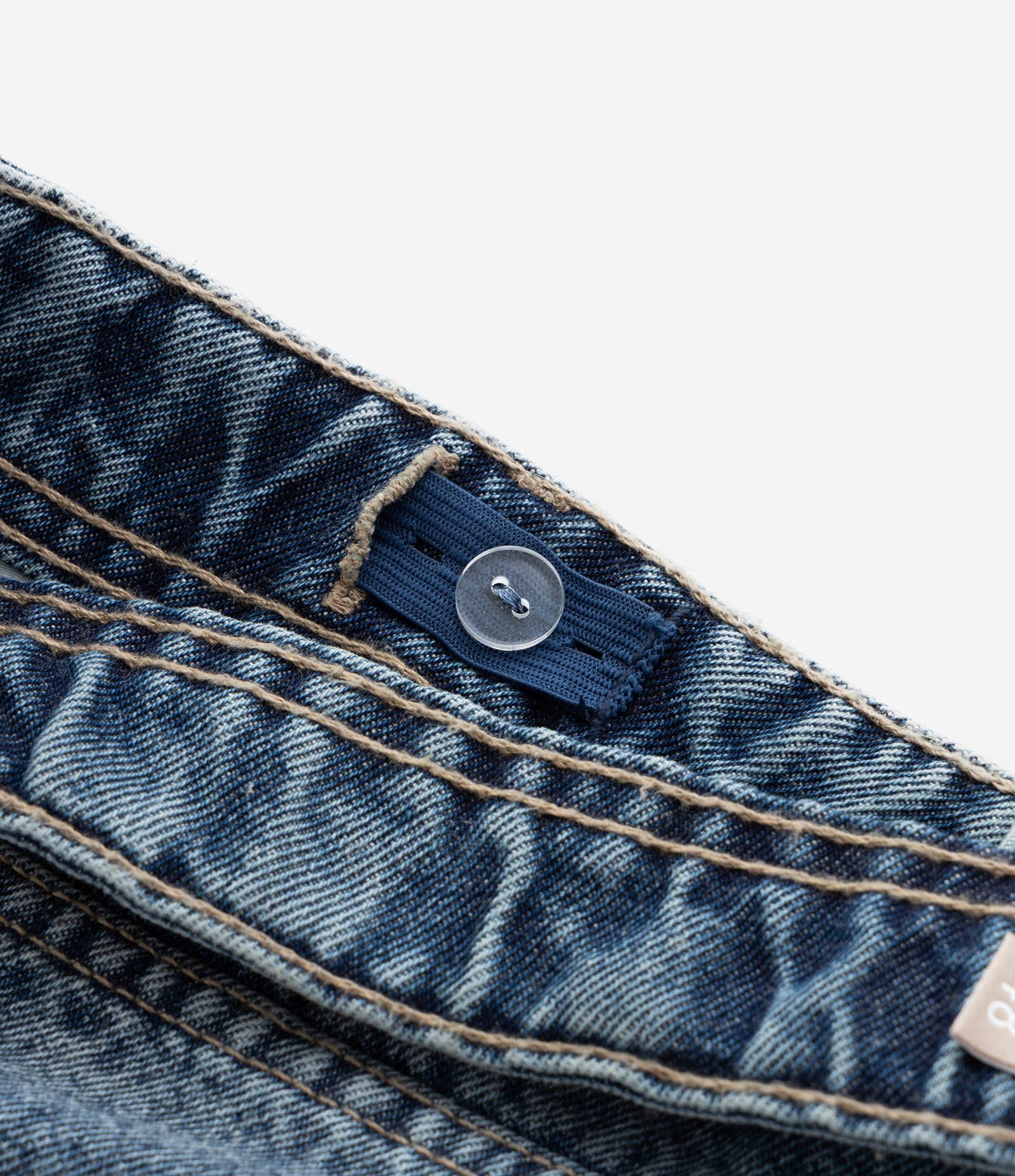 Bermuda Jorts Jeans Recortes Assimétricos Curve & Plus Size Azul 8