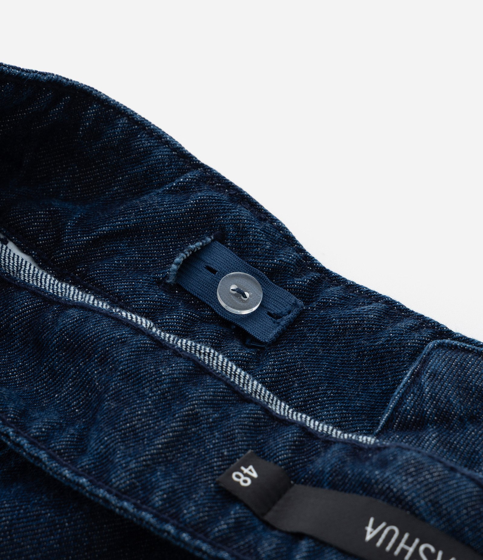 Short Jeans Cós Alfaiatado com Botão Duplo Curve & Plus Size Azul 7