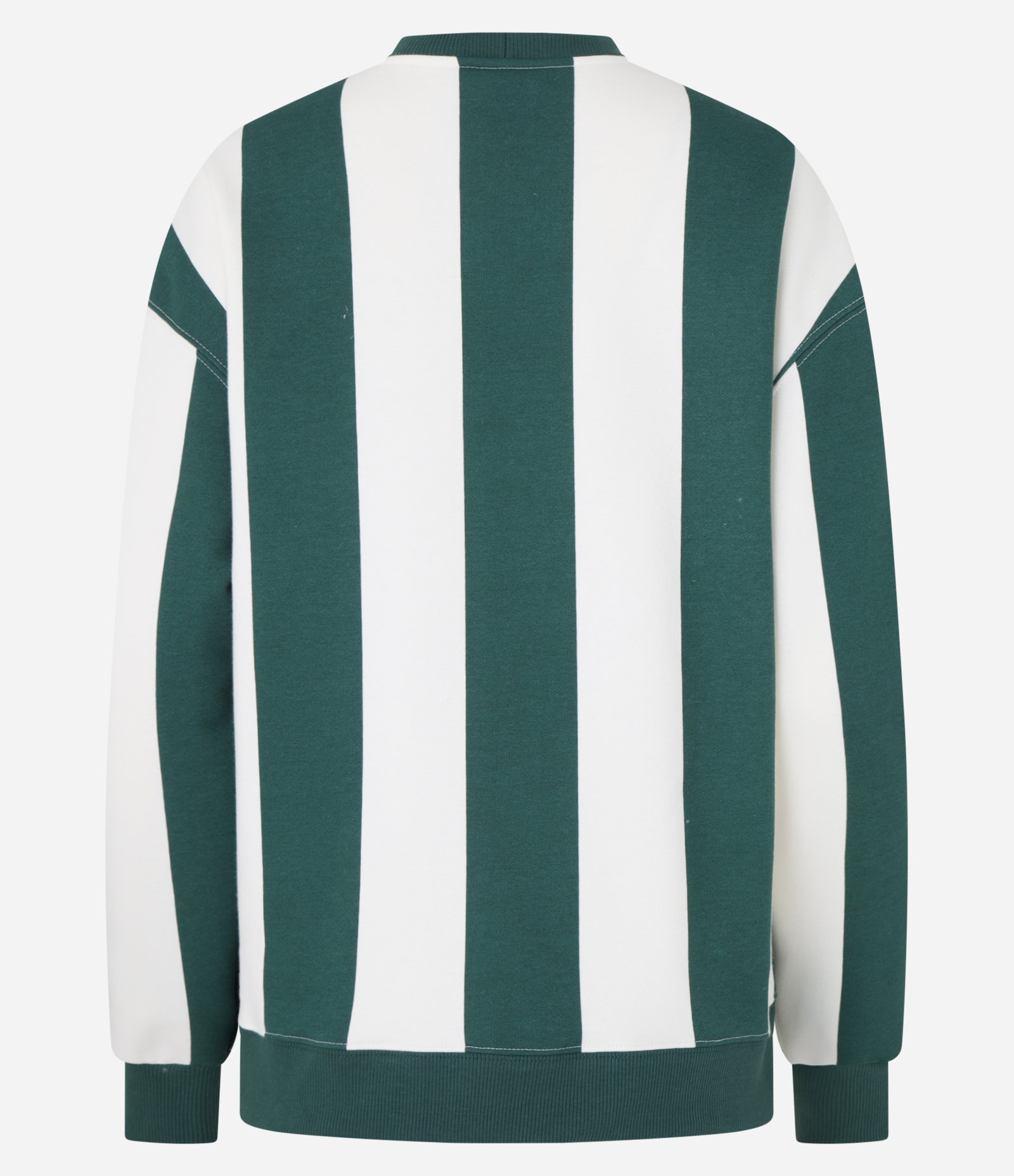 Moletom com Forro Fleece com Estampa Snoopy e Listras Verde 2