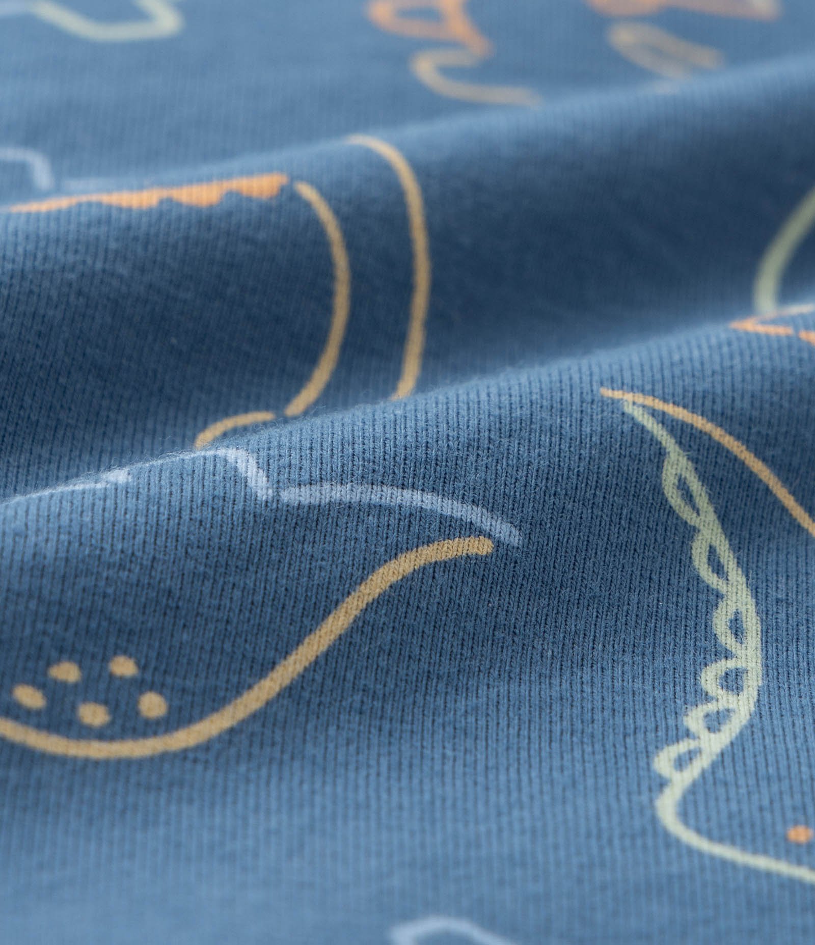 Macaquinho Infantil em Suedine com Estampa de Dinossauro - Tam 3 a 18 Meses Azul 4