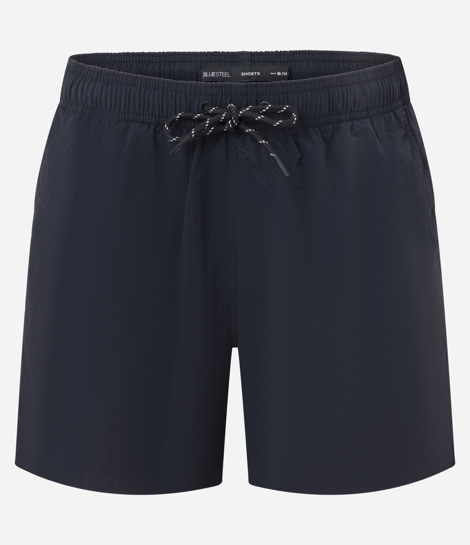 Bermuda de Banho Básica em Microfibra com Cós Elástico e Cordão Preto 4