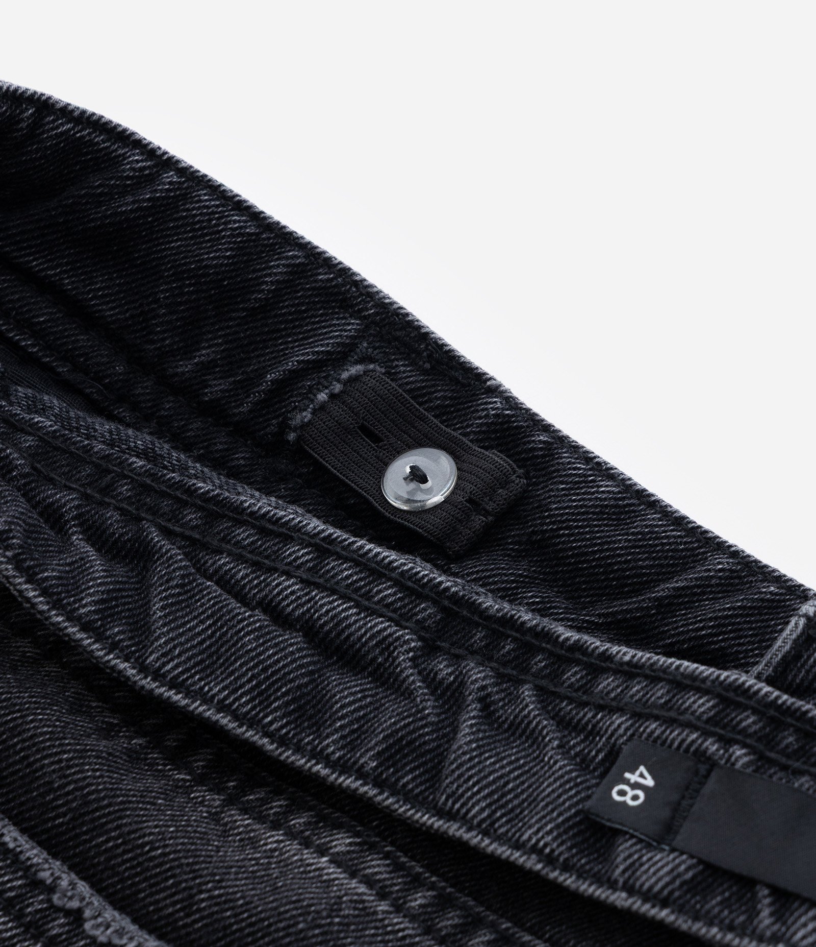 Calça Reta Alfaiataria com Barra Larga Curve & Plus Size Preto 9