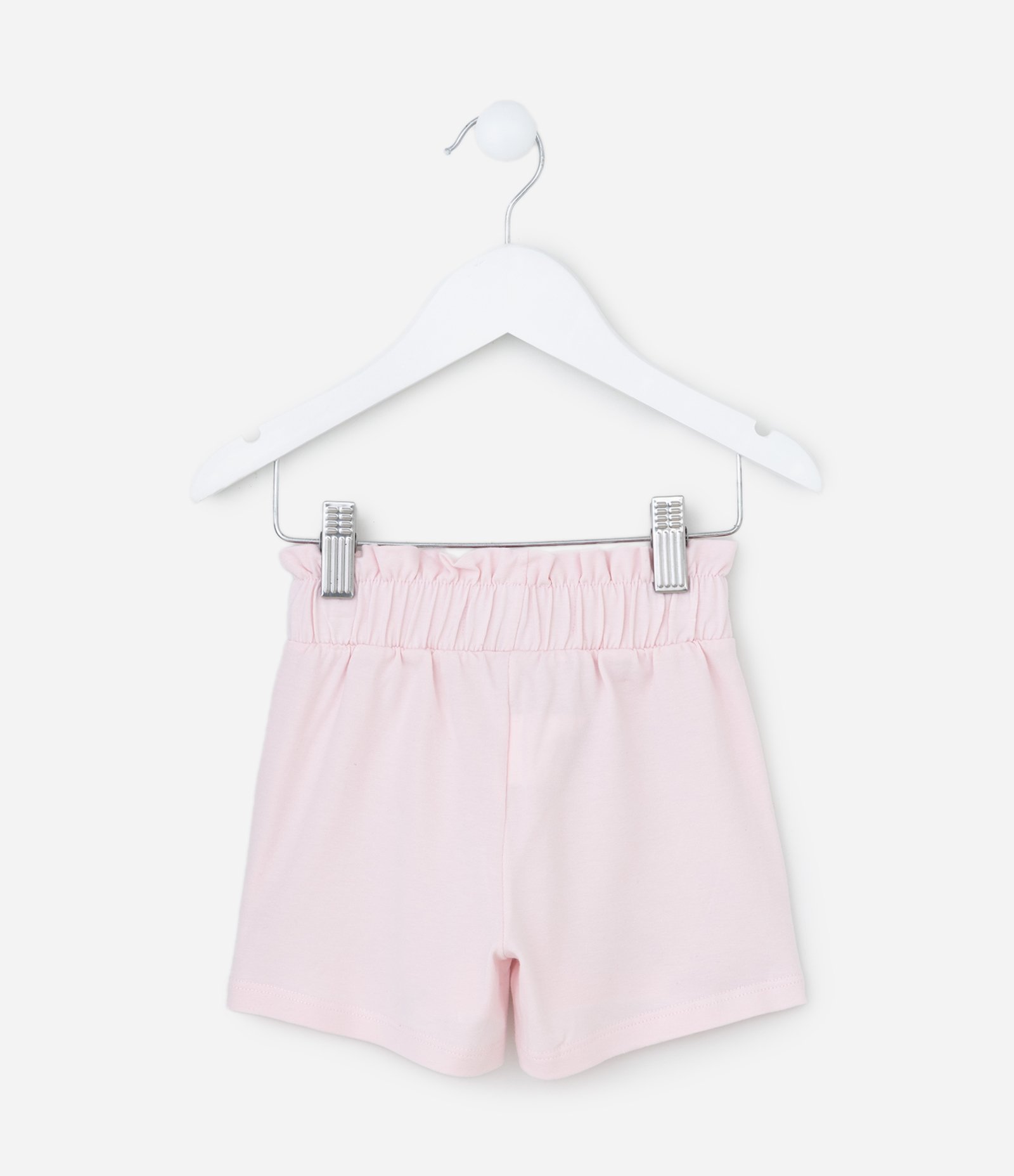 Short Clochard Infantil com Estampa Florzinhas - Tam 1 a 6 Anos Rosa 2