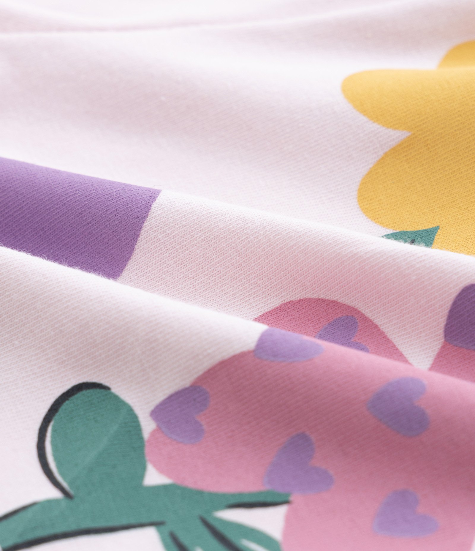 Short Clochard Infantil com Estampa Florzinhas - Tam 1 a 6 Anos Rosa 3