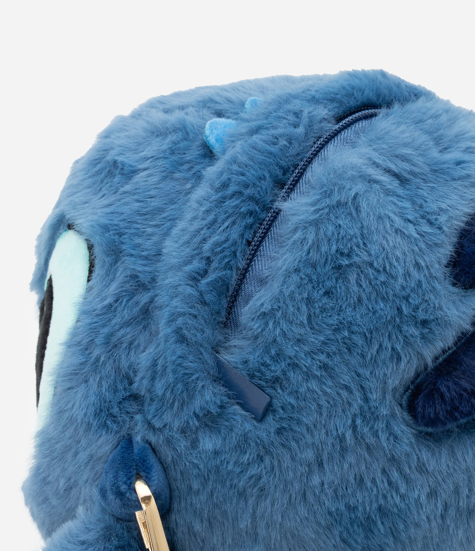 Mochila Infantil em Pelúcia com Formato do Stitch - Tam Único Azul 3