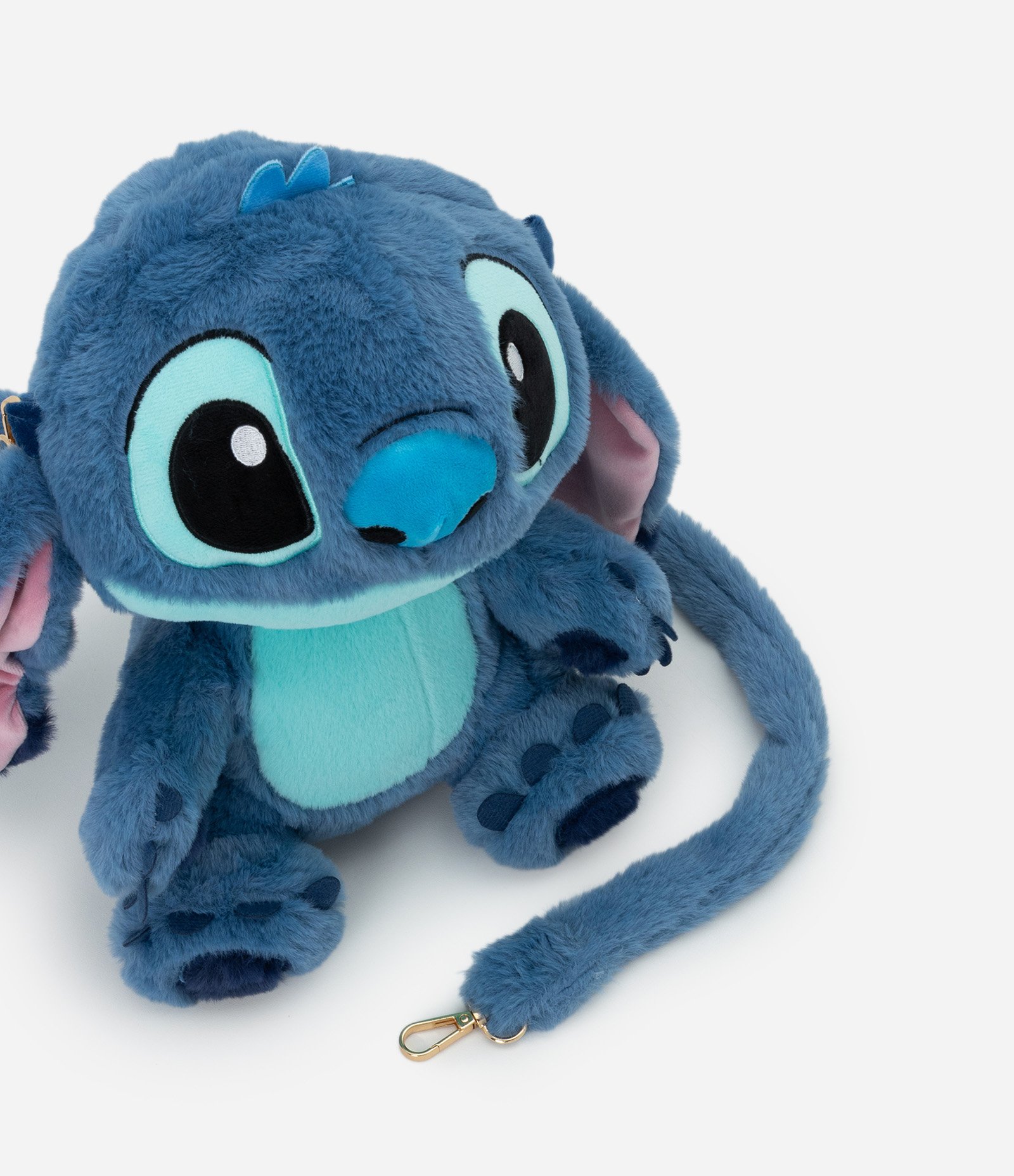 Mochila Infantil em Pelúcia com Formato do Stitch - Tam Único Azul 6