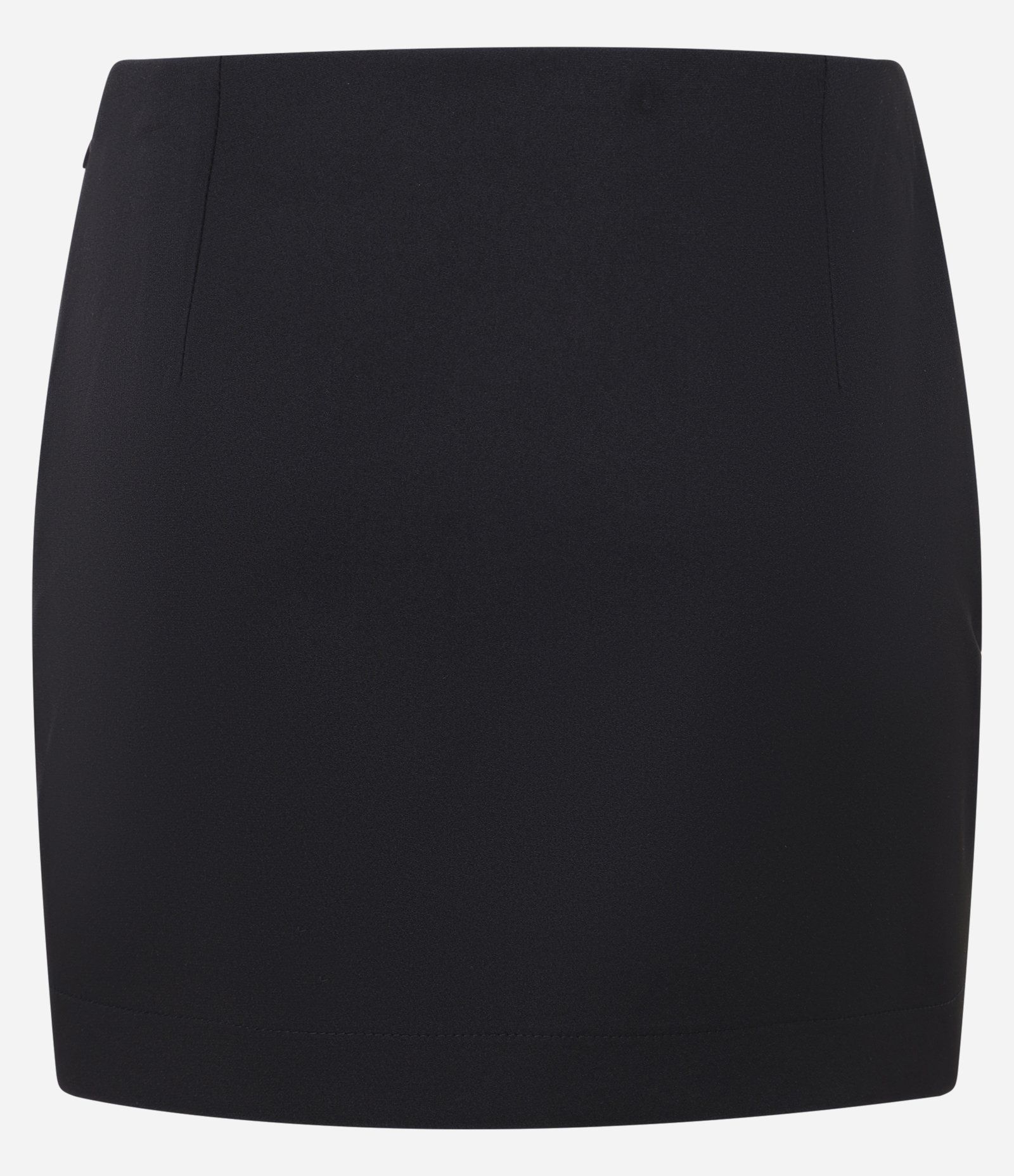 Mini Saia em Alfaiataria com Aviamento na Cintura Preto 7