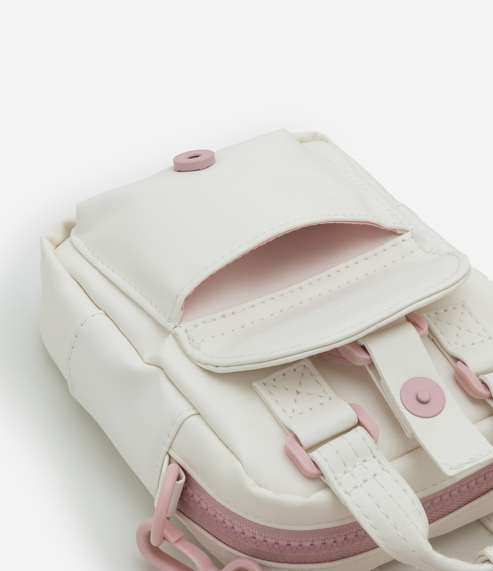 Bolsa Transversal Infantil com Bolsinhos - Tam Único Off White 5