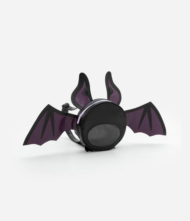 Mochila Infantil em PU com Formato Morcego - Tam Único