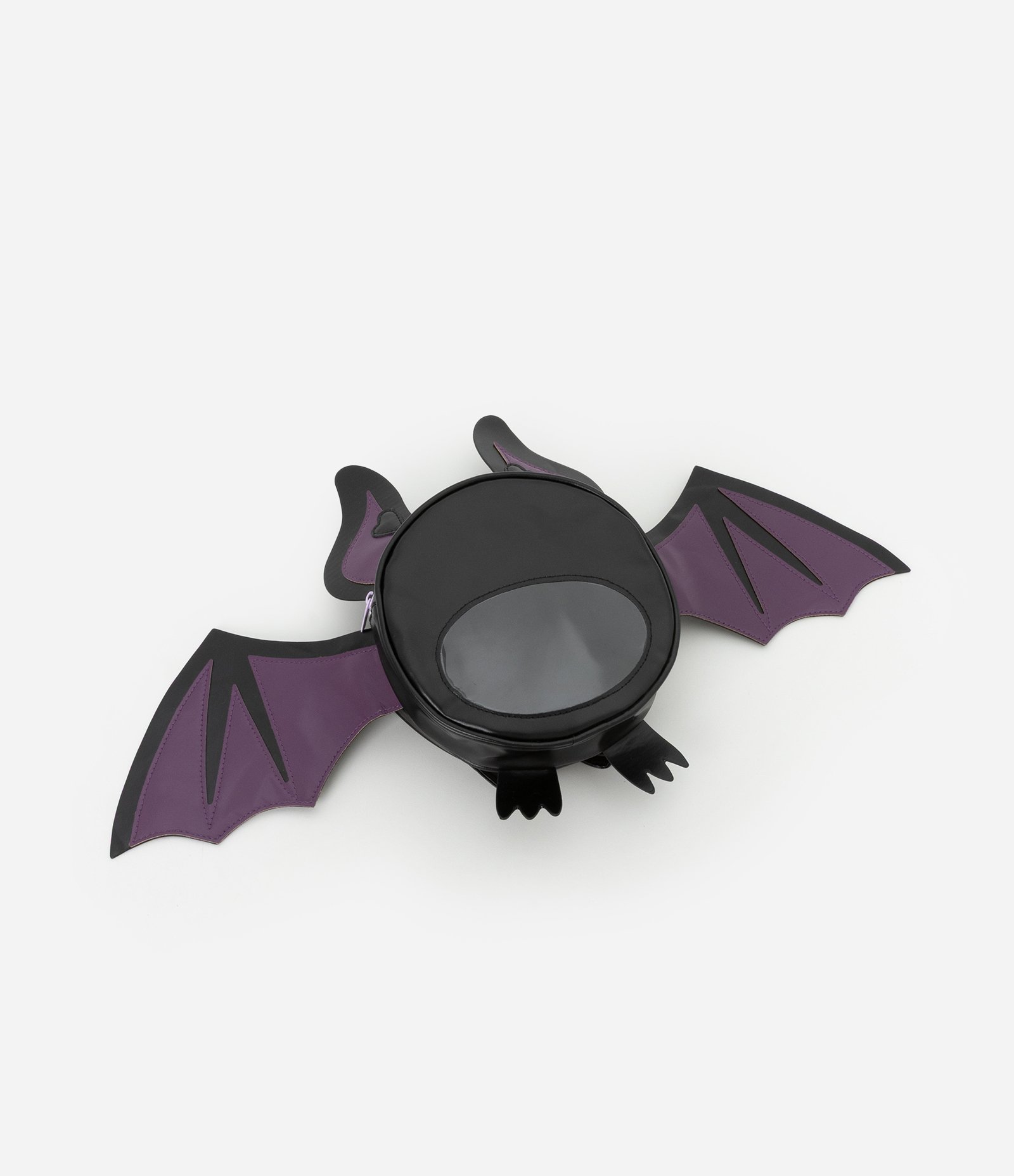 Mochila Infantil em PU com Formato Morcego - Tam Único Preto 3