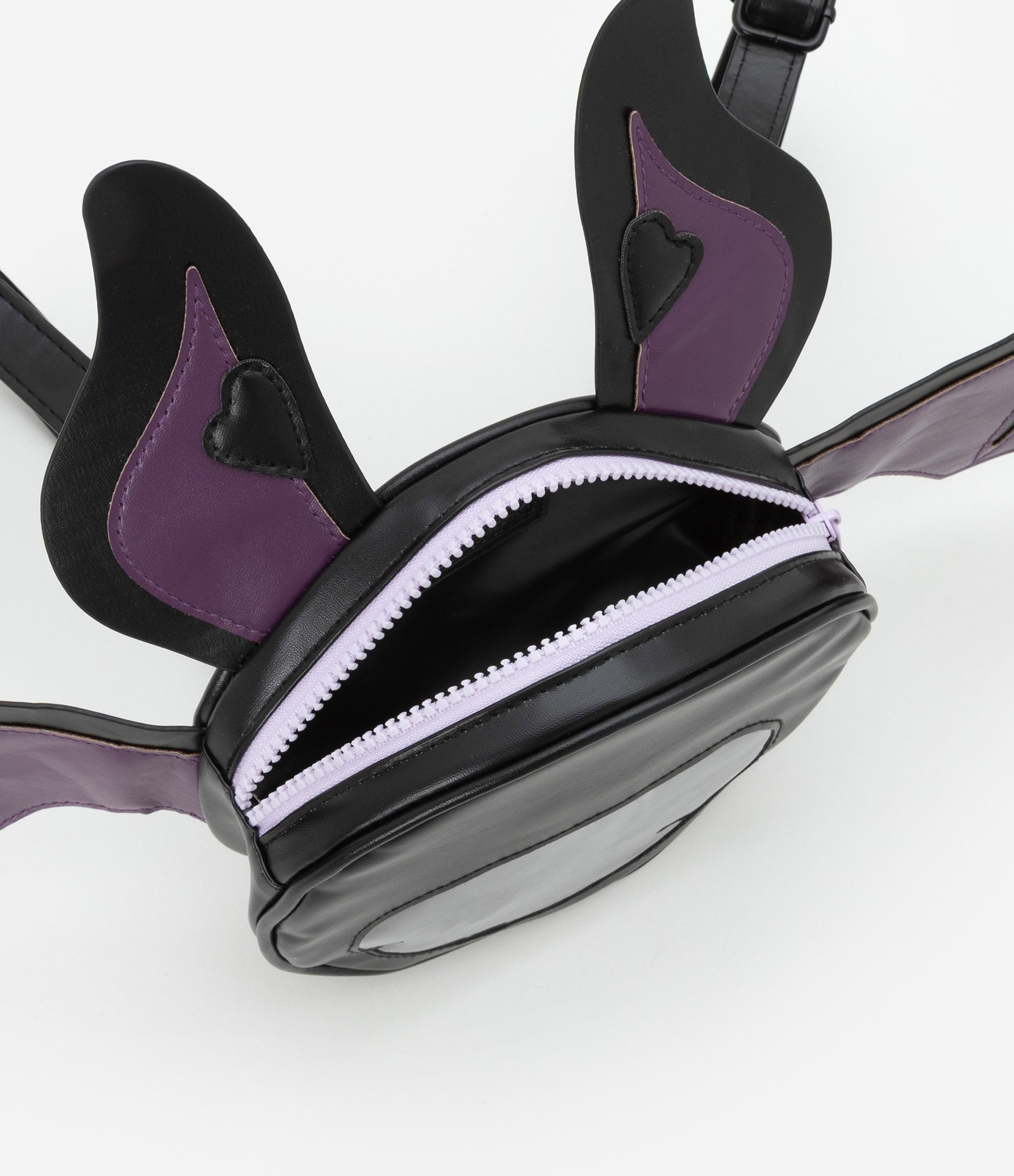 Mochila Infantil em PU com Formato Morcego - Tam Único Preto 4