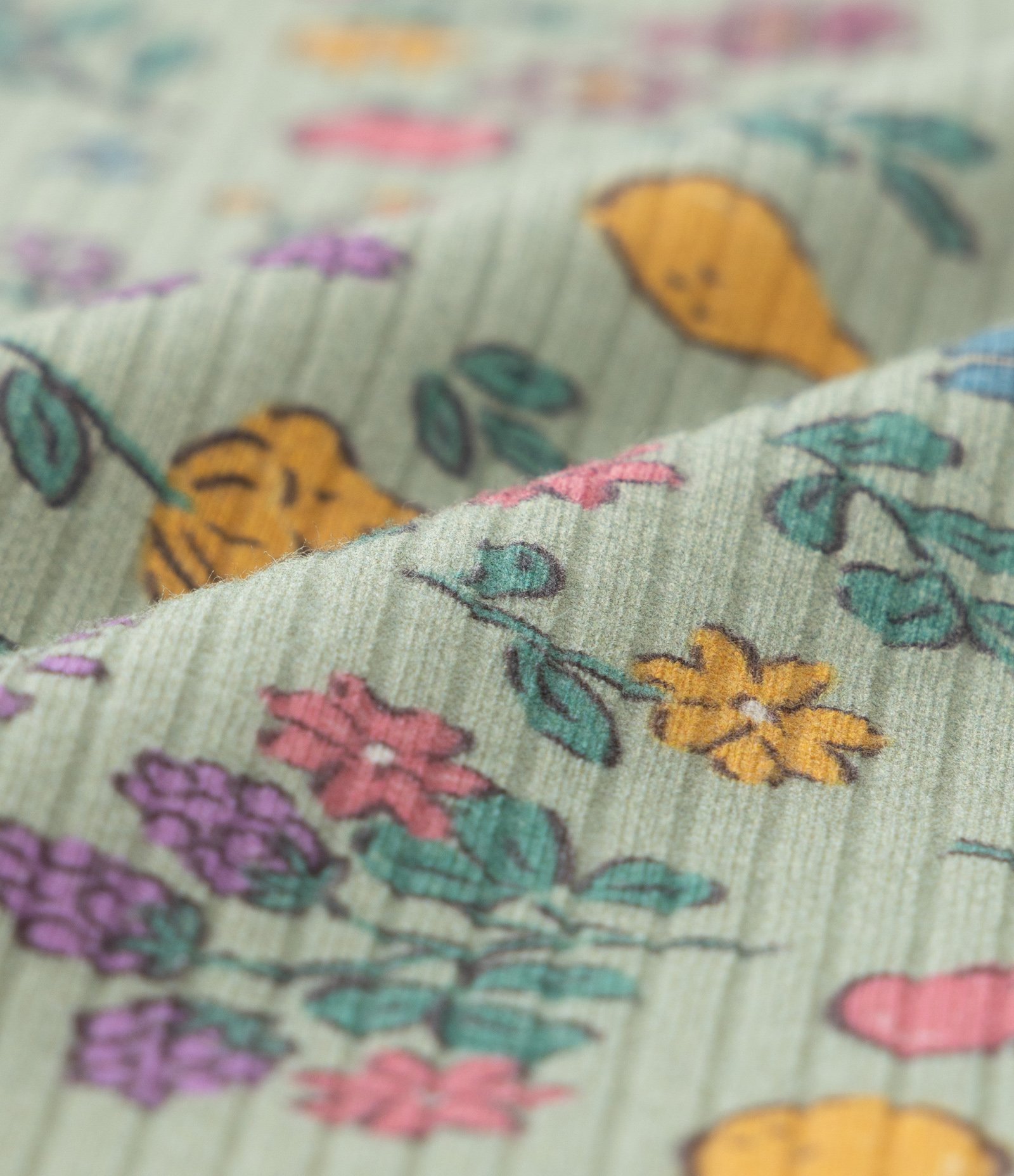 Blusa Infantil Canelada com Estampa Floral - Tam 1 a 6 Anos Multicores 3