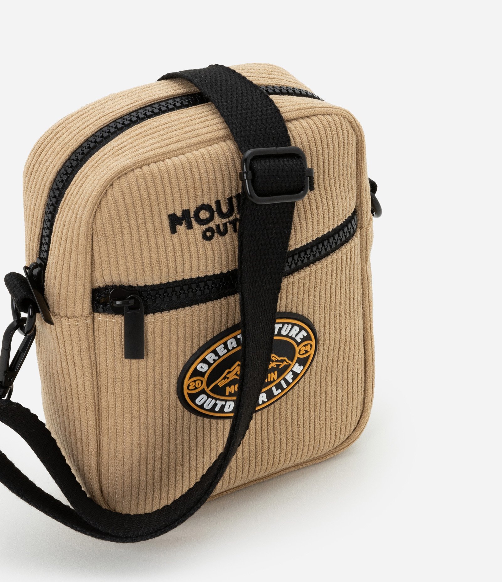 Bolsa Infantil Shouder Bag com Estampa de Montanhas - Tam Único Marrom 5