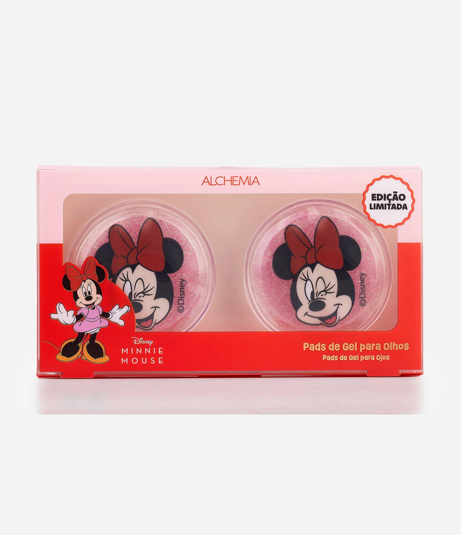 Pads em Gel para Olhos Minnie Mouse Alchemia Rosa 1