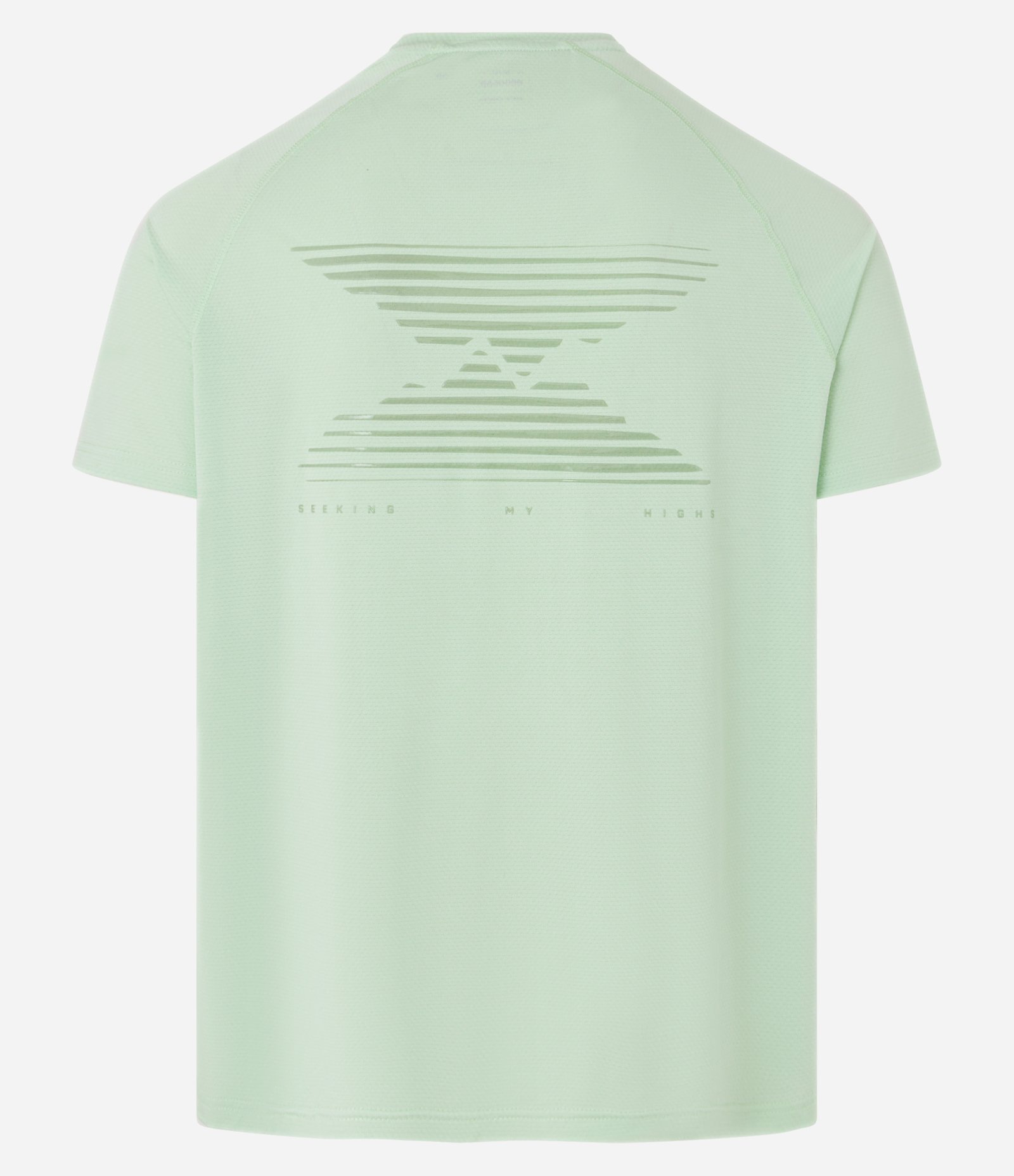 Camiseta Esportiva Regular com Tecnologia Dry e Estampa Lettering Refletiva Verde 8