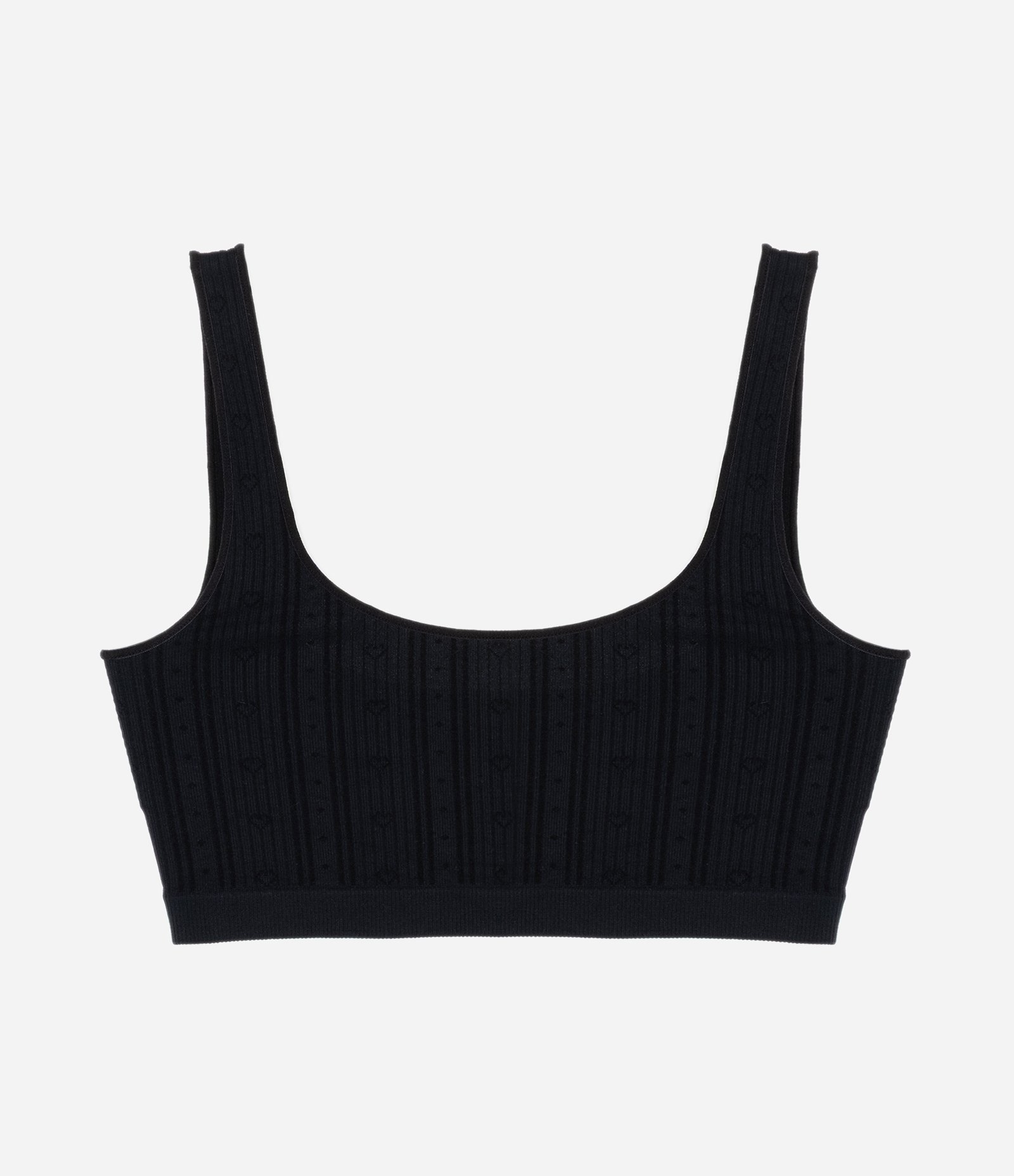 Sutiã Top Seamless Texturizado Preto 5