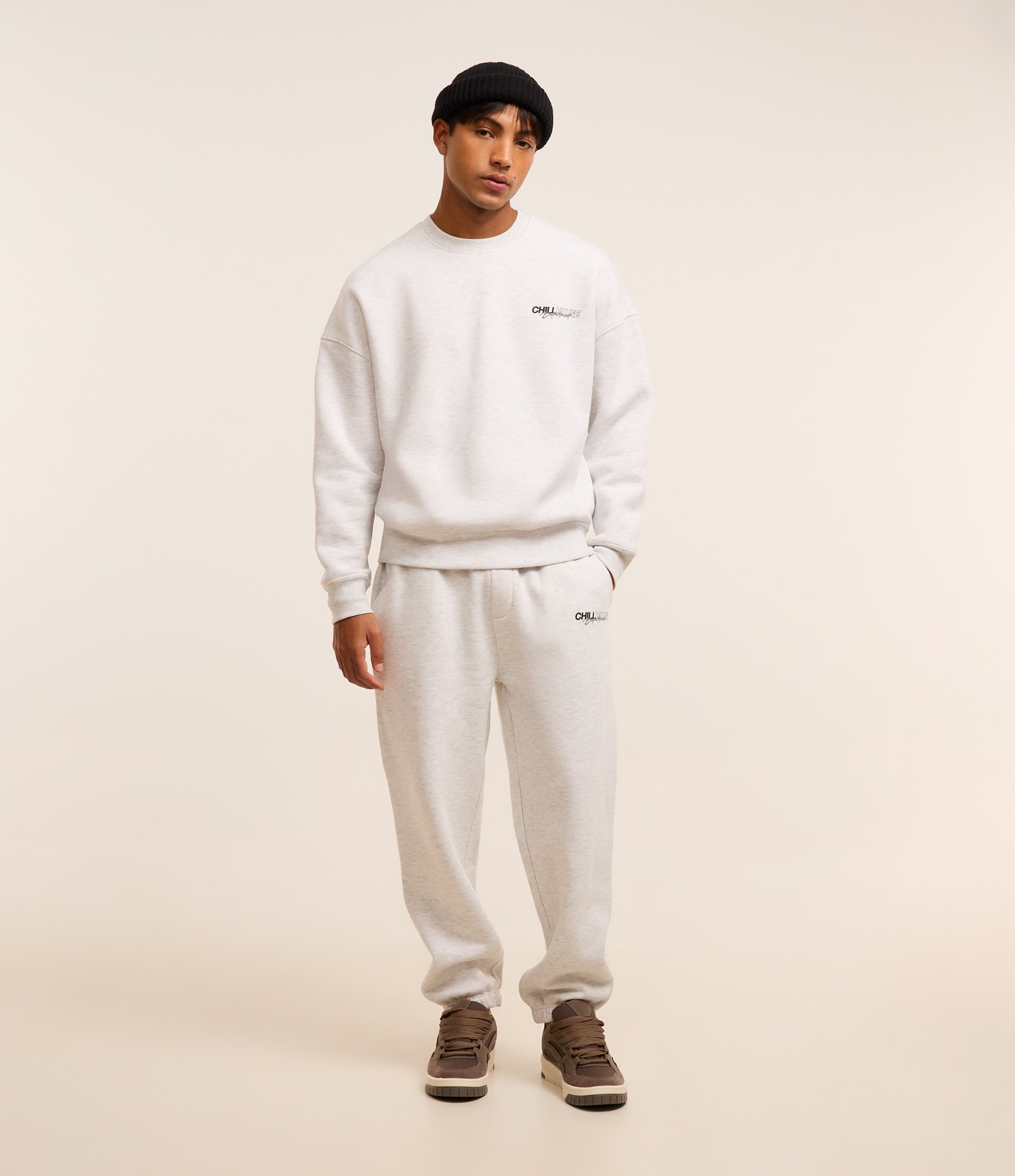 Casaco Boxy em Moletom com Felpa Estampa Lettering Cinza 2