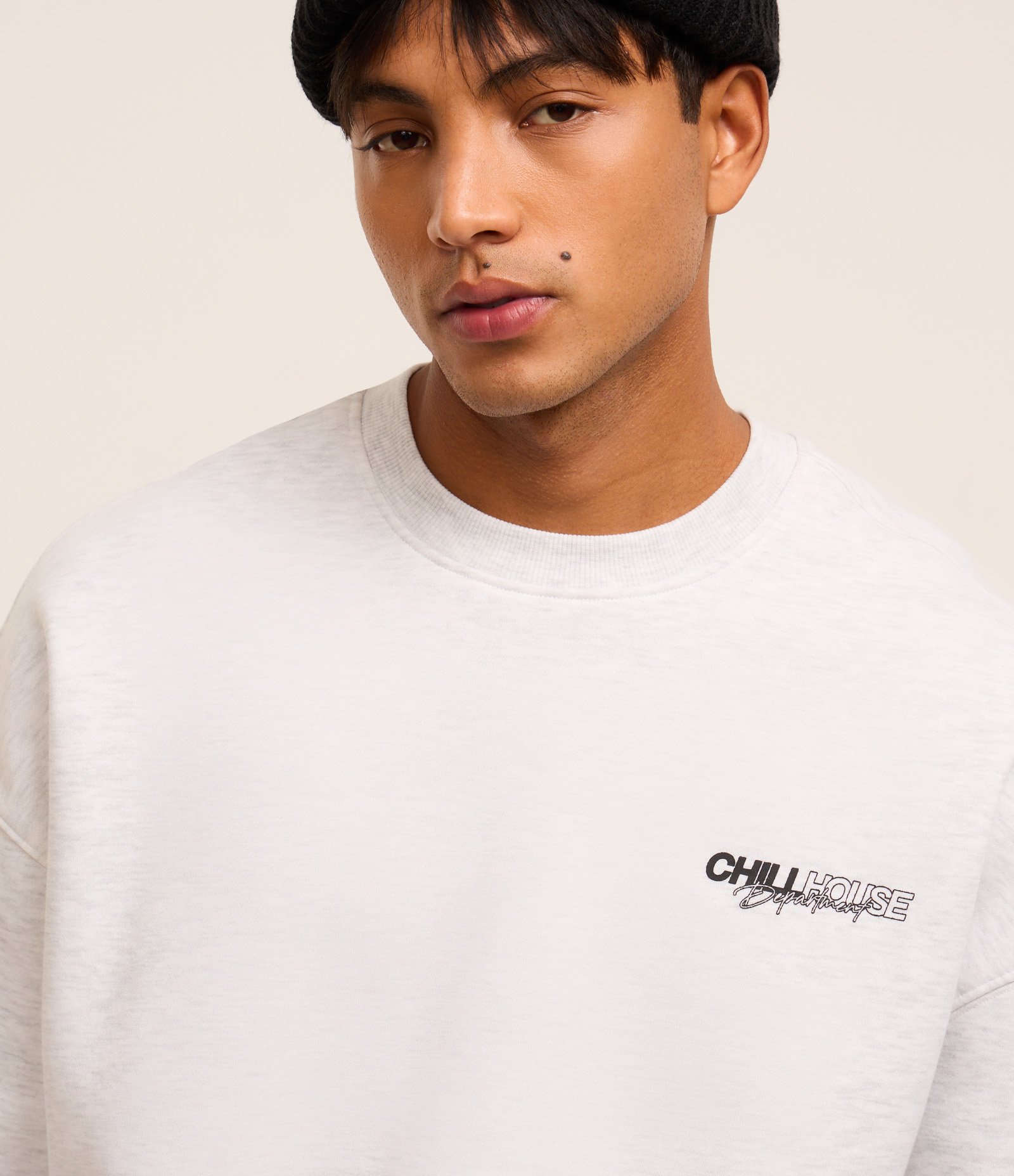 Casaco Boxy em Moletom com Felpa Estampa Lettering Cinza 4