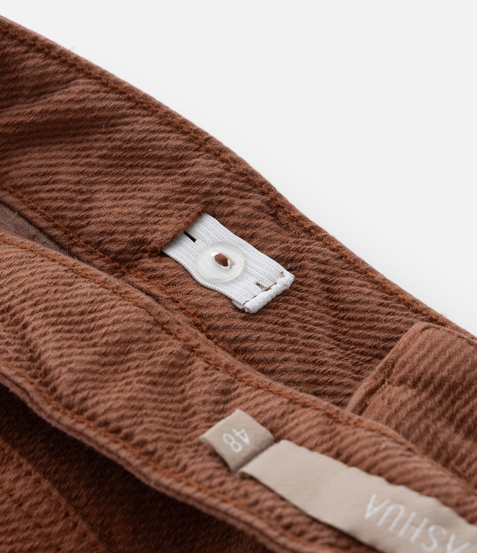 Saia Midi em Sarja Cotelê e Fenda Frontal Curve & Plus Size Terracota 9