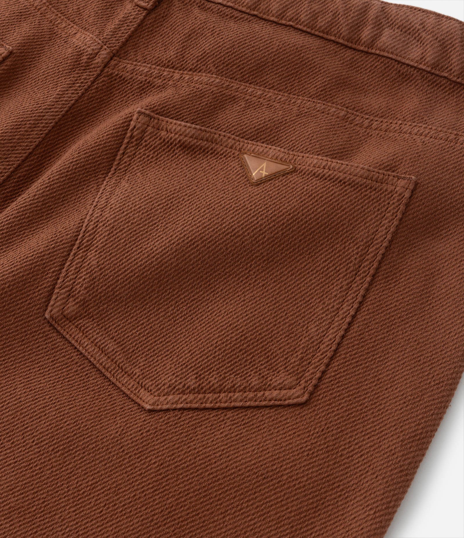 Saia Midi em Sarja Cotelê e Fenda Frontal Curve & Plus Size Terracota 10