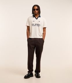 Calça Loose Alfaiatada com Pregas