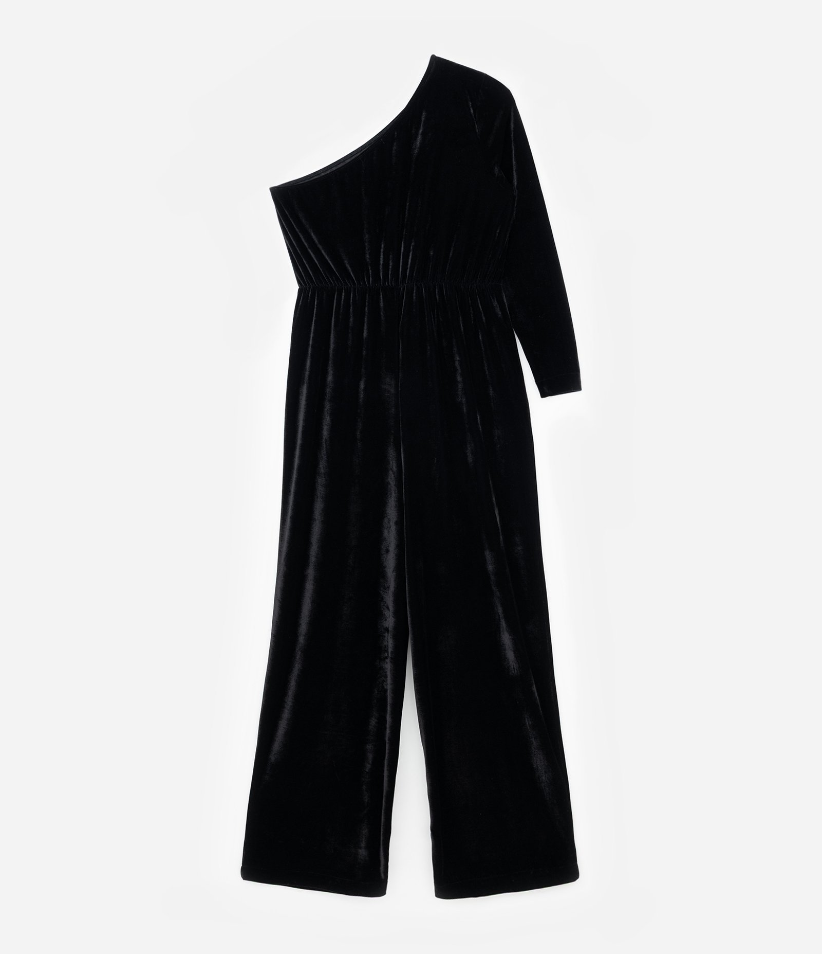 Macacão em Veludo Coleção Rita Carreira Curve & Plus Size Preto 7