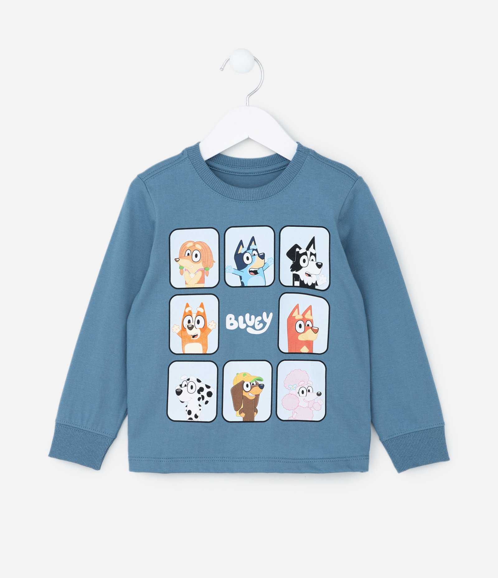Camiseta Infantil com Estampa Bluey - Tam 2 a 6 Anos Azul 1