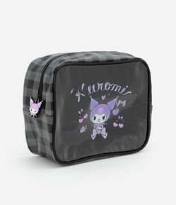 Nécessaire Retangular Grande com Estampa Kuromi