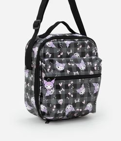 Lancheira com Divisórias e Estampa Kuromi